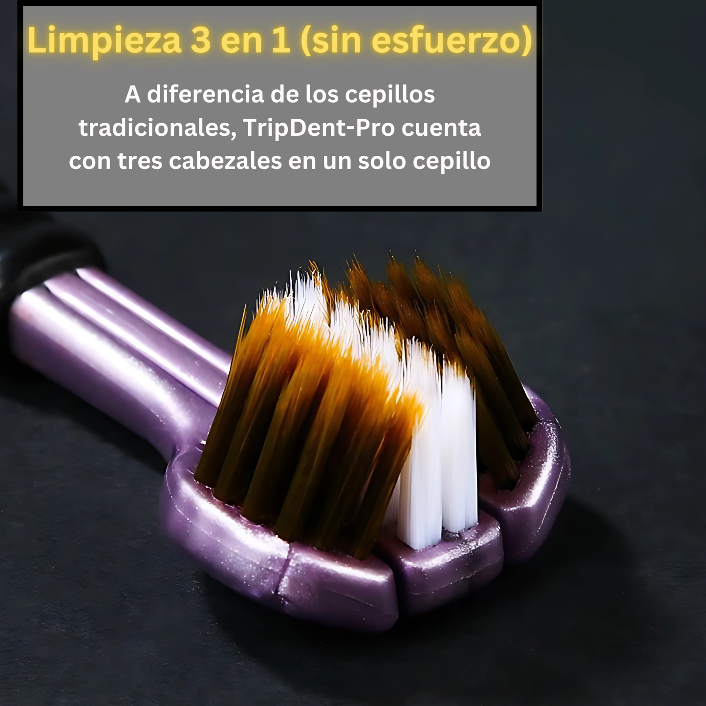 TripDent-Pro (Cepillo de dientes Triple Función)